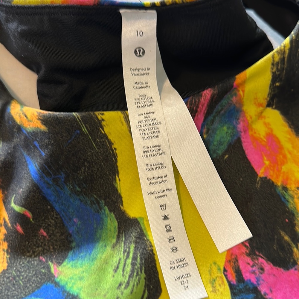Lululemon Athletics Invigorate Train Tank bra top EEUC - Picture 3 of 5